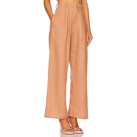 FAITHFULL THE BRAND Women's El Toro Pant Size S In Hazelnut - Picture 2 of 13